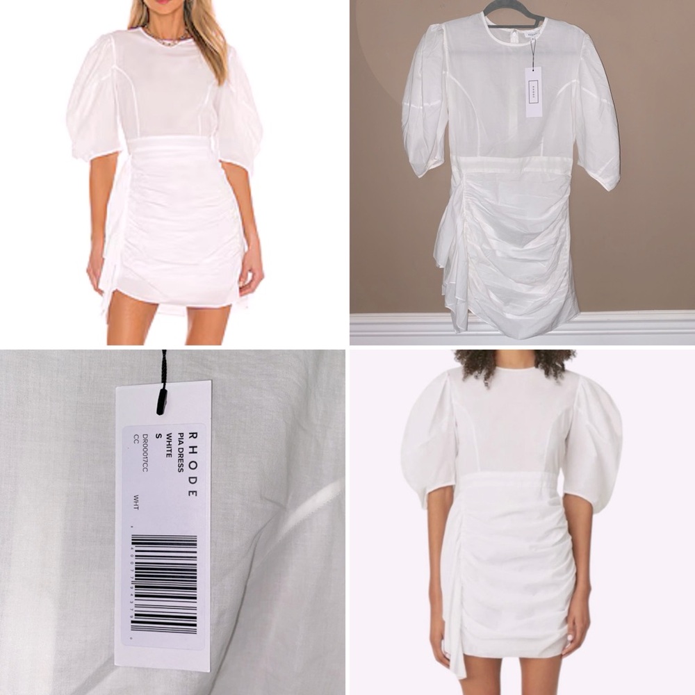 NEW $398 Revolve Rhode Pia Dress White Small NWT - Picture 15 of 16